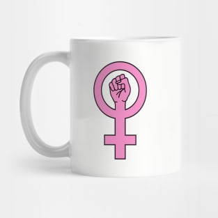 Pink female sign Mug